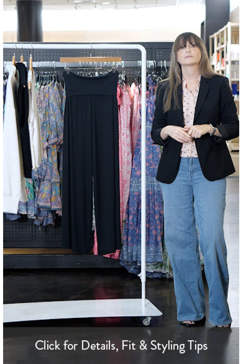 Rib Foldover Waist Pajama Pants video