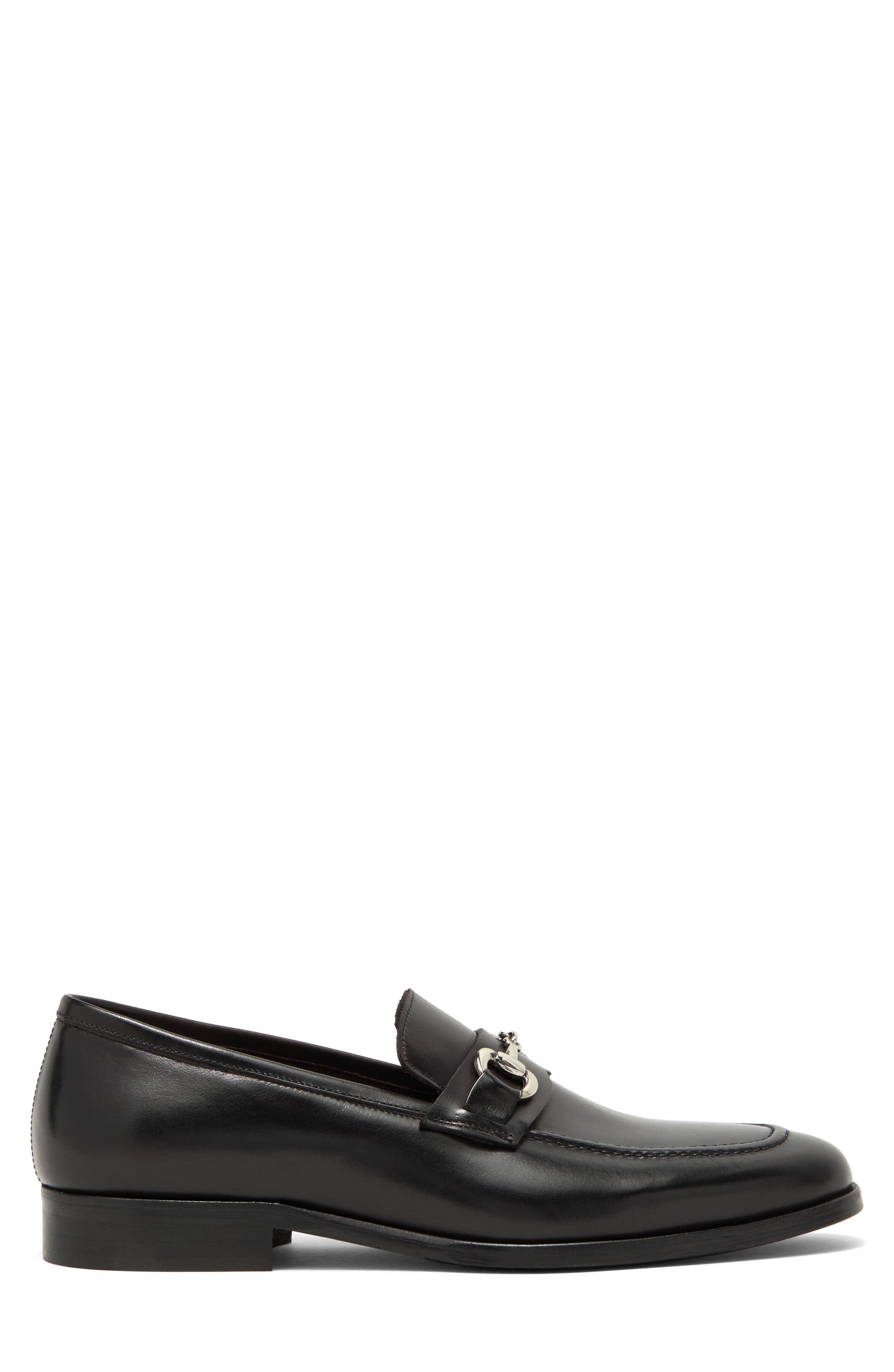 Bruno Magli Nino Horsebit Loafer, Alternate, color, Black
