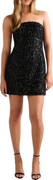 Ever New Elysia Sequin Strapless Minidress