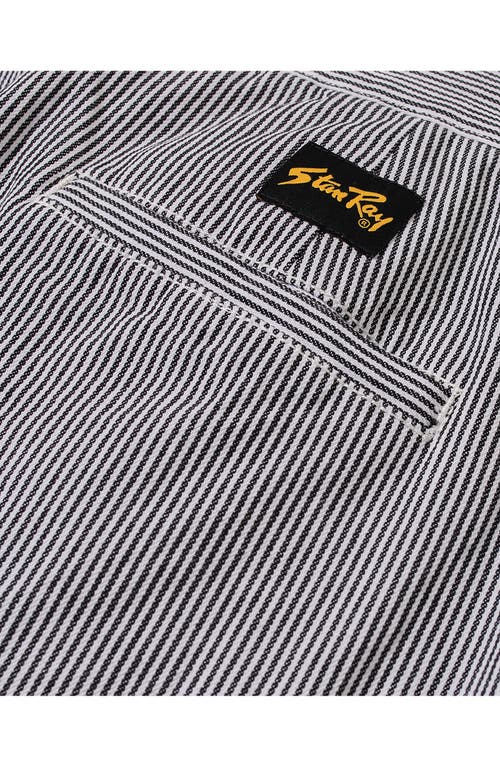 STAN RAY STAN RAY A RAILROAD STRIPE COTTON PANTS