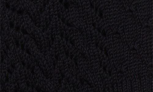 Thom Browne 4-bar Pointelle Cable Virgin Wool Cardigan In Blue