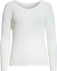 Pleats Please Issey Miyake Pleated Long Sleeve Top