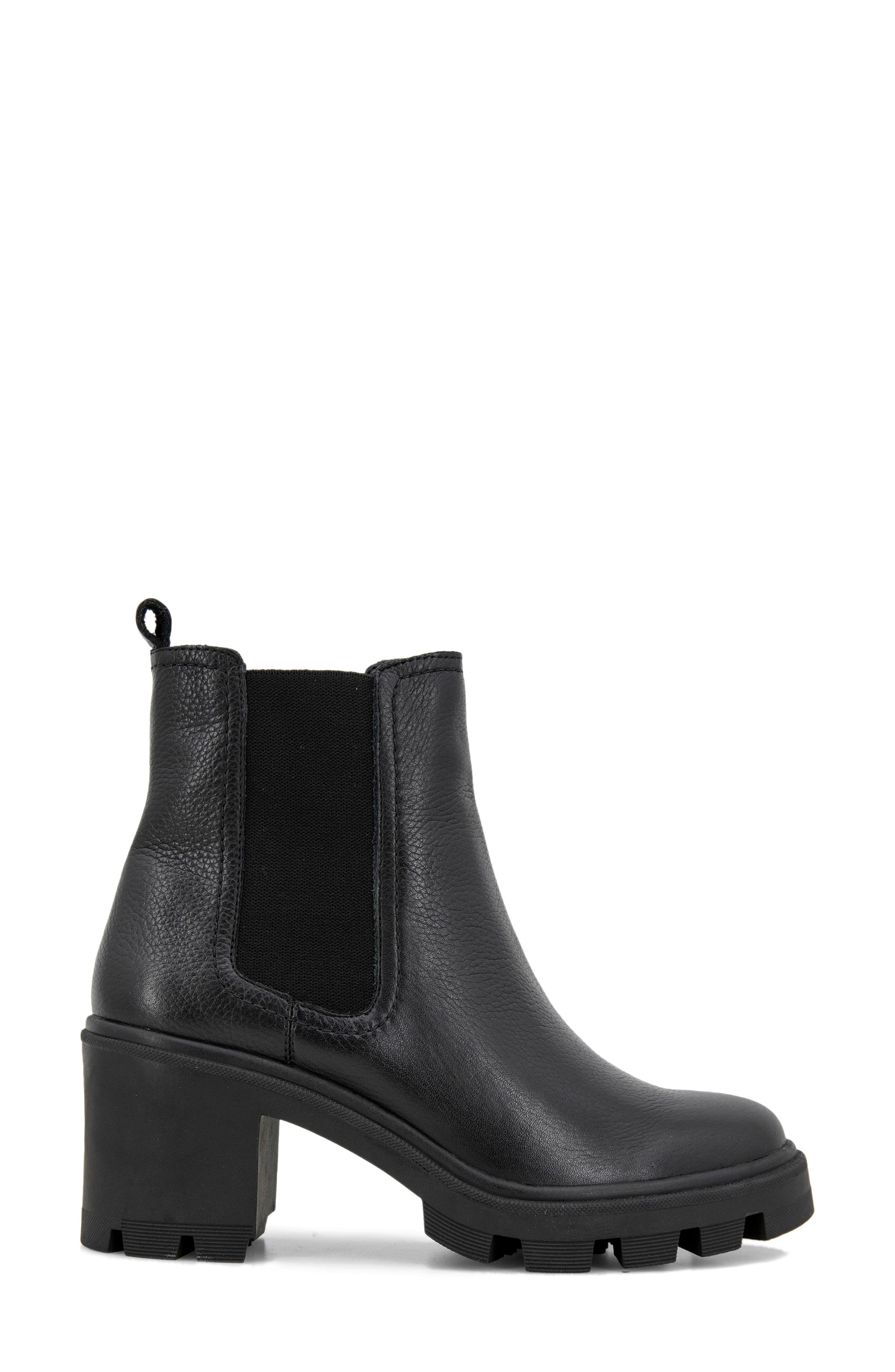 Splendid Marion Block Heel Chelsea Boot, Alternate, color, Black