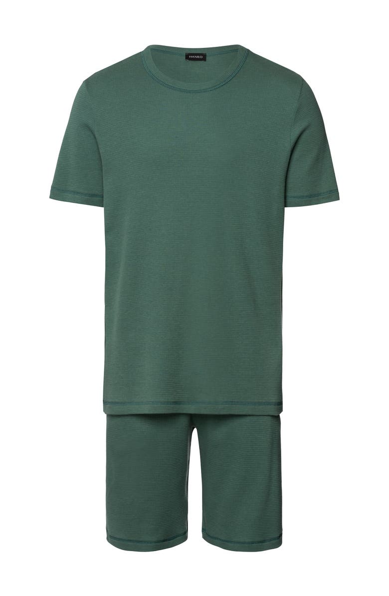 Hanro Smart Sleep Organic Cotton Blend Pajama Set, Main, color, Herbal Tea