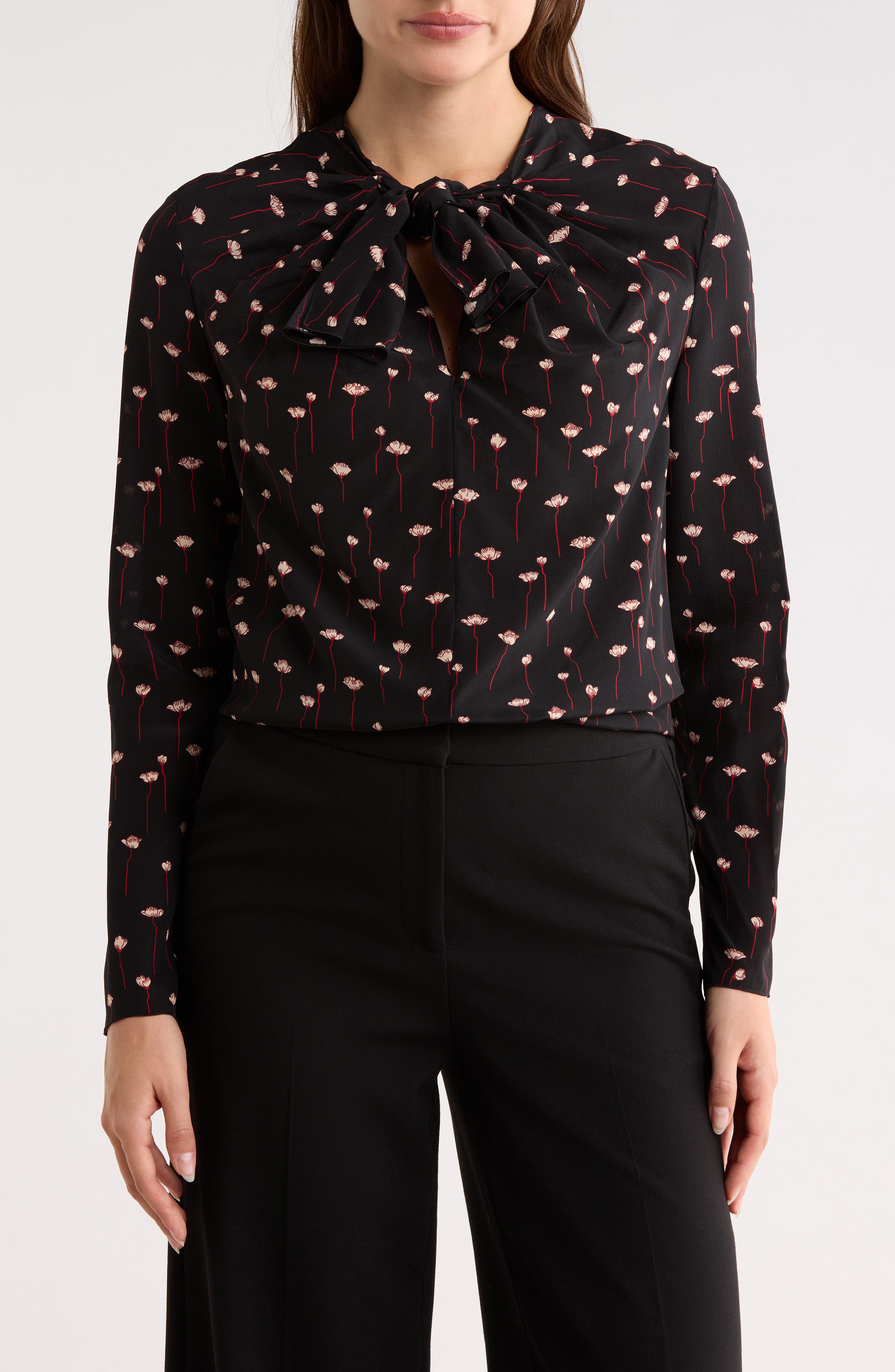 Longchamp Woven Silk Top