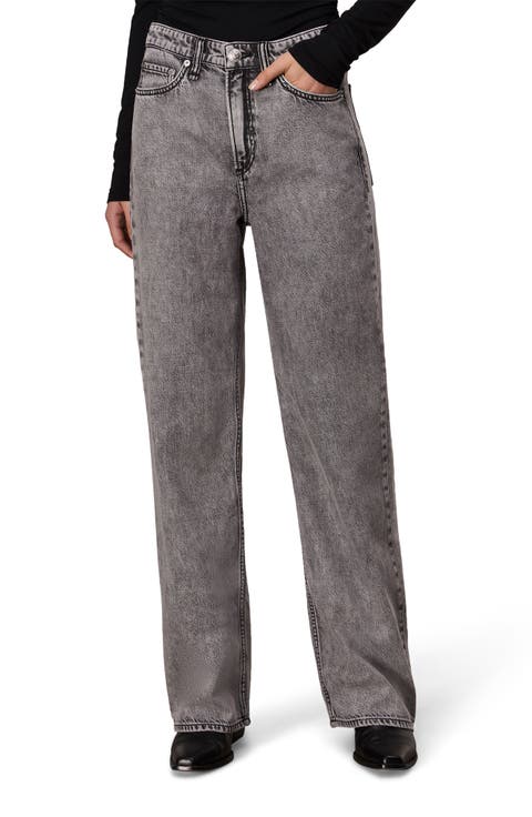 Logan Wide Leg Jeans (Slate Grey)