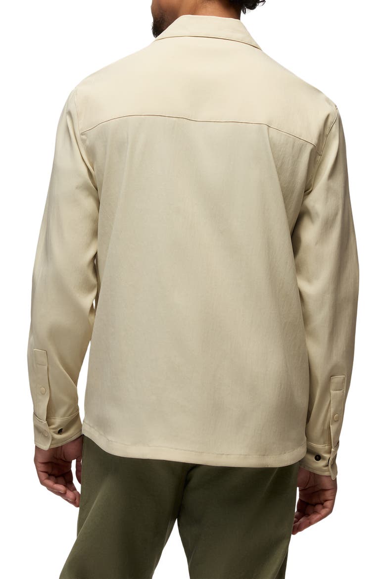 Stretch Zion Long Sleeve Button-Up Shirt, Alternate, color, BEACH PEBBLE