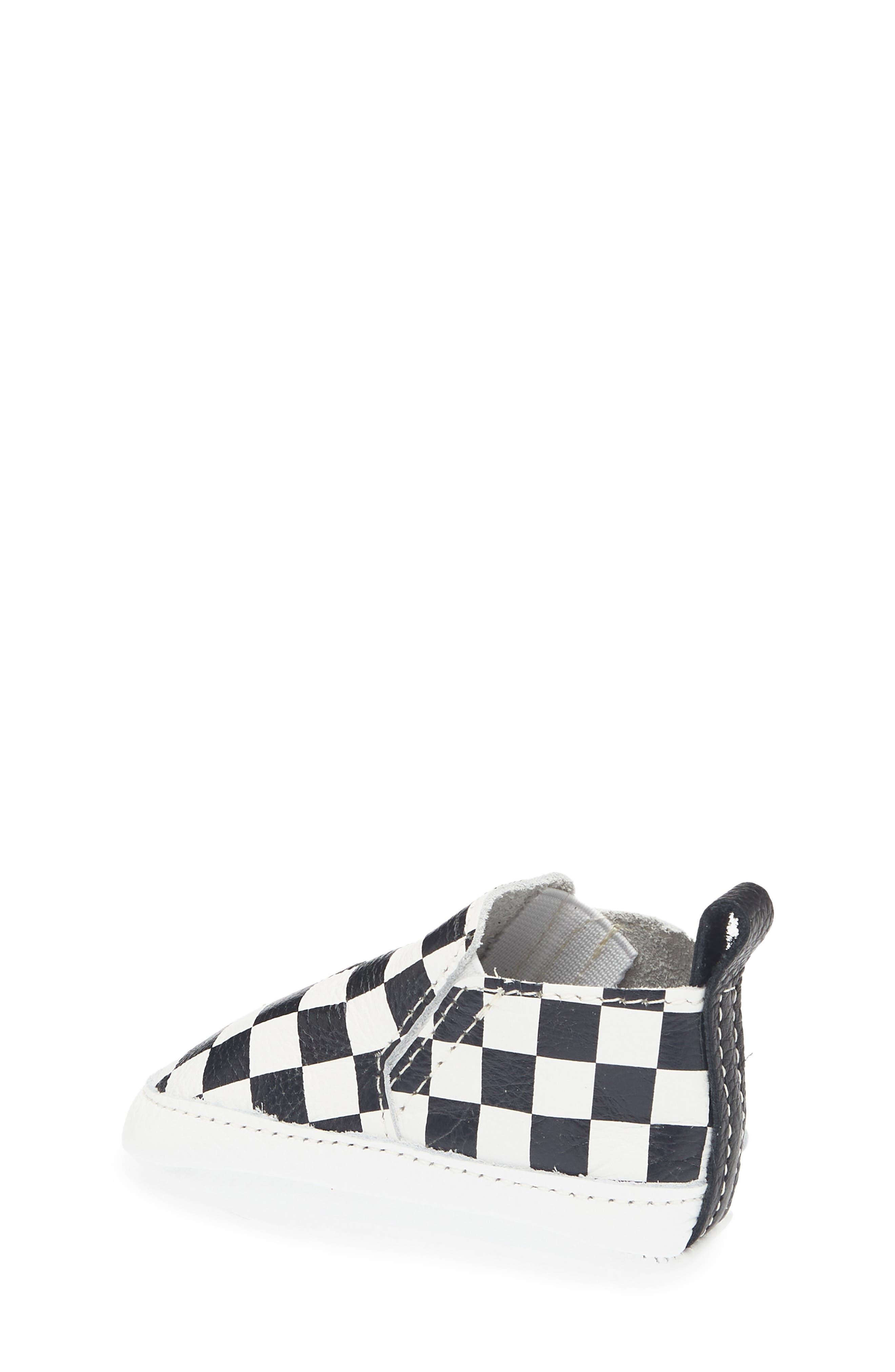 Kids' Leather Slip-On, Alternate, color, EBONY CHECK