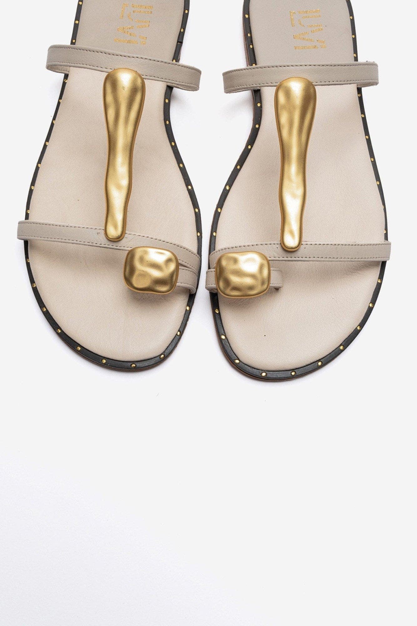 Tessa Leather Thong Sandal, Alternate, color, Ecru