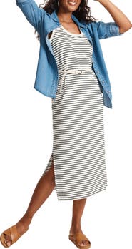 Tommy Bahama Suncoast Stripe Sleeveless Terry Midi Dress