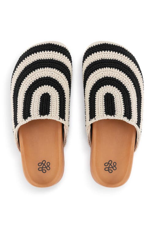 The Sak Bolinas Clog In Black Stripe