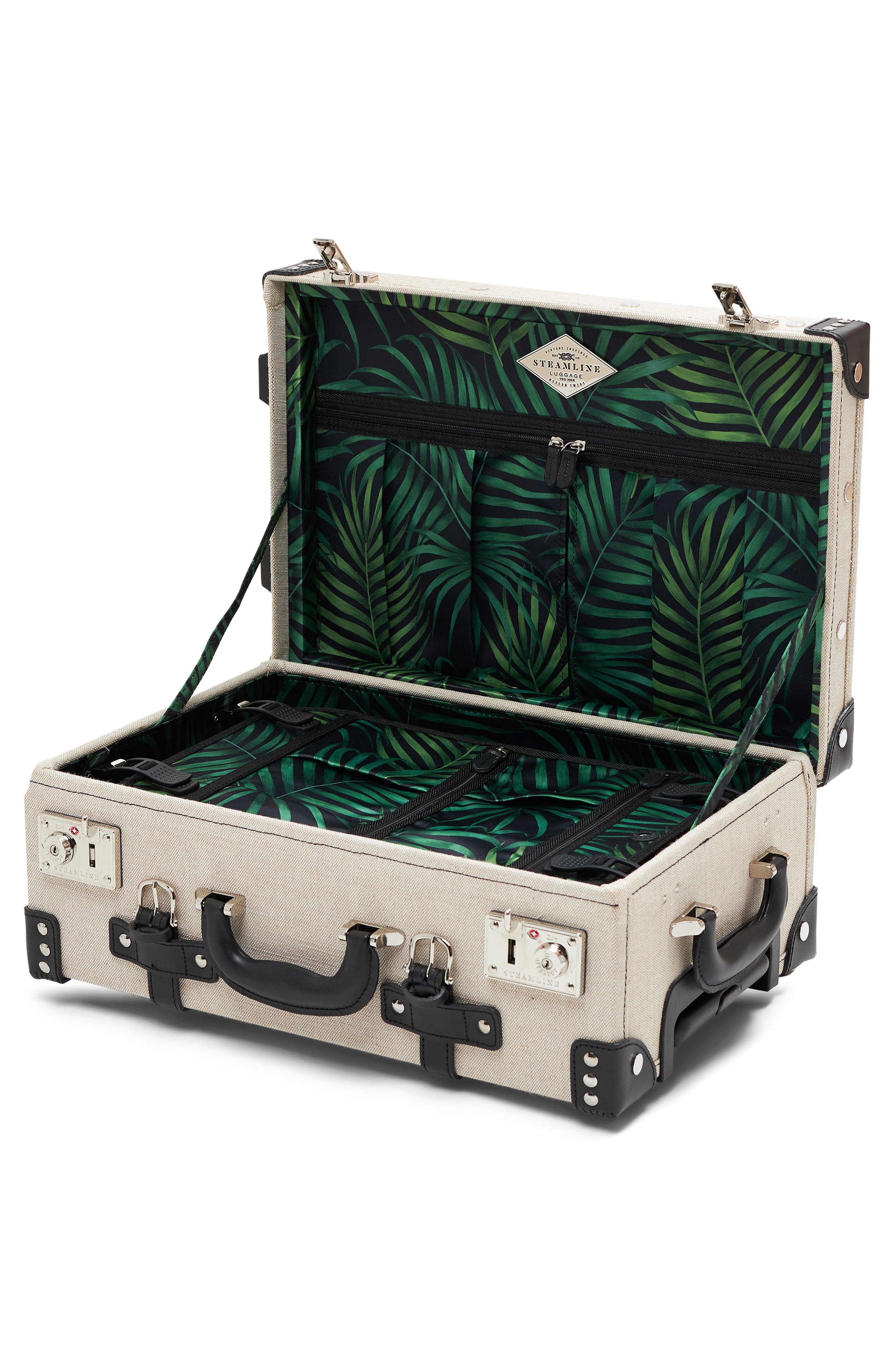 SteamLine Luggage The Editor 20-Inch Rolling Carry-On, Alternate, color, 