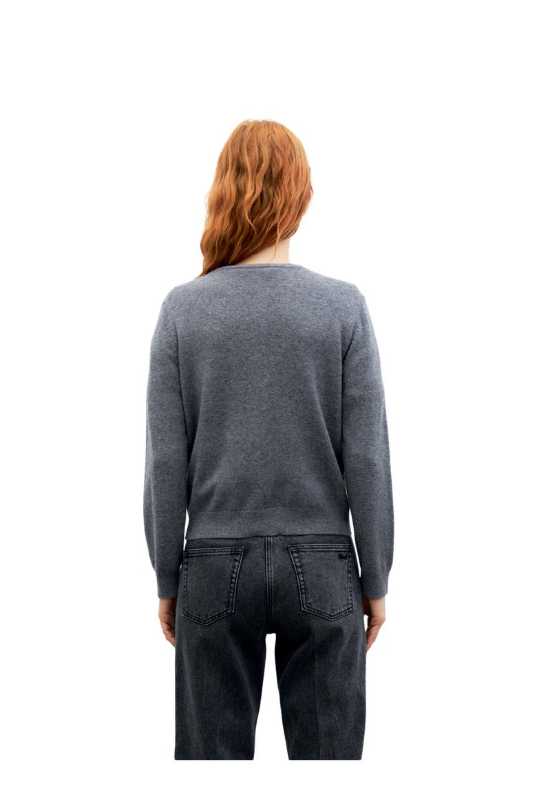 Rely Argyle Button Front Cardigan, Alternate, color, Heather Grey