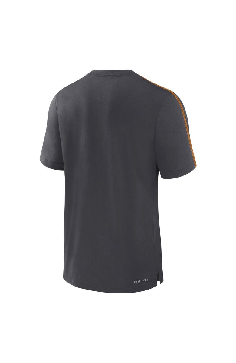 Nike Men's Nike Anthracite Tennessee Volunteers 2024 Sideline Player Performance Tri-Blend T-Shirt, Alternate, color, 