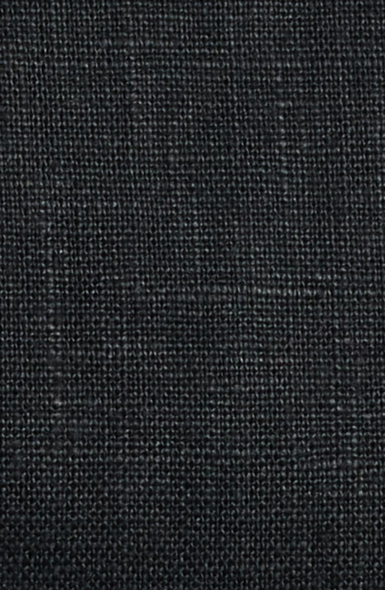 Faithfull the Brand Jane Linen Button-Up Vest, Alternate, color, Black