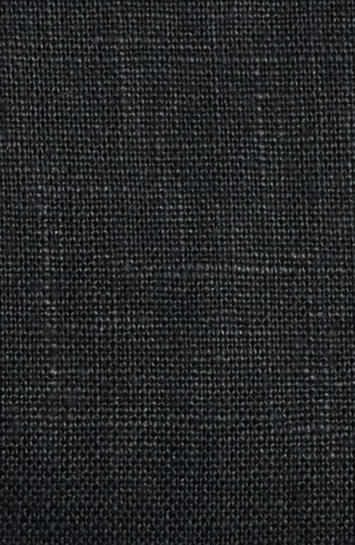 Faithfull The Brand Jane Linen Button-up Vest In Black