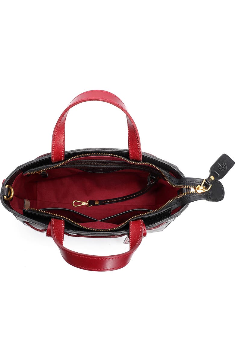 OLD TREND Westland Leather Mini Tote, Alternate, color, Black