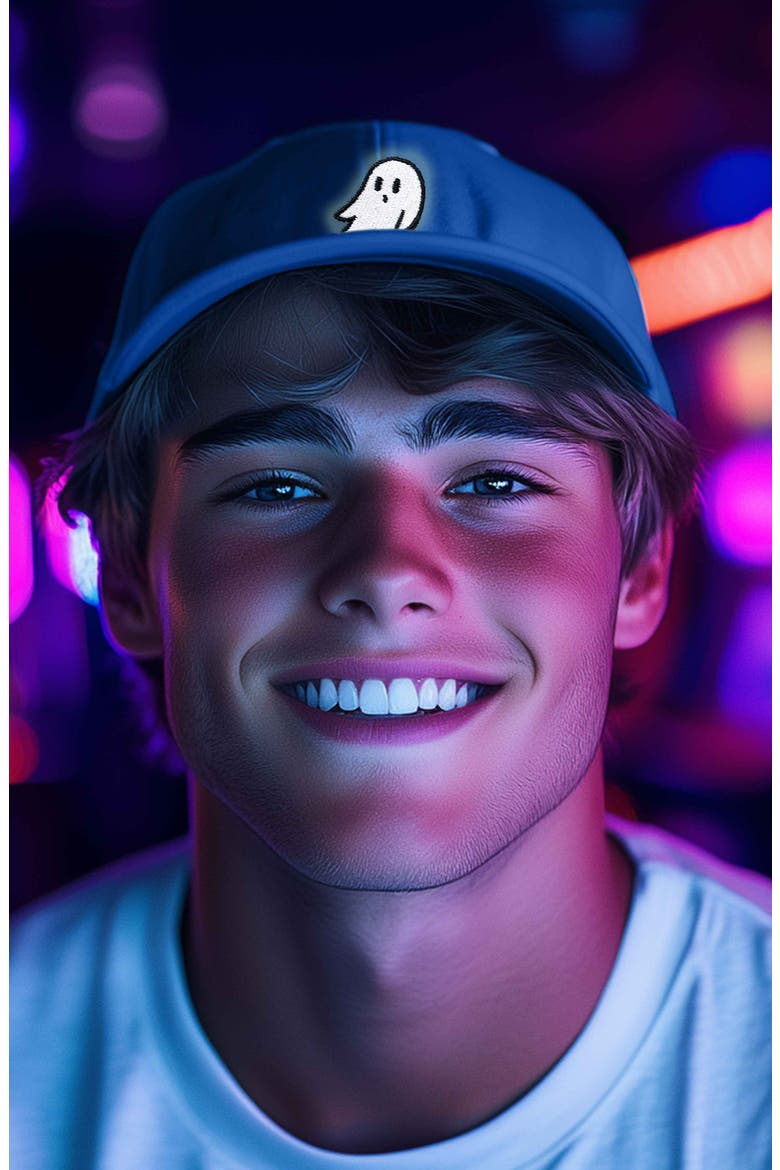 Ghost Dad Hat, Alternate, color, Teal