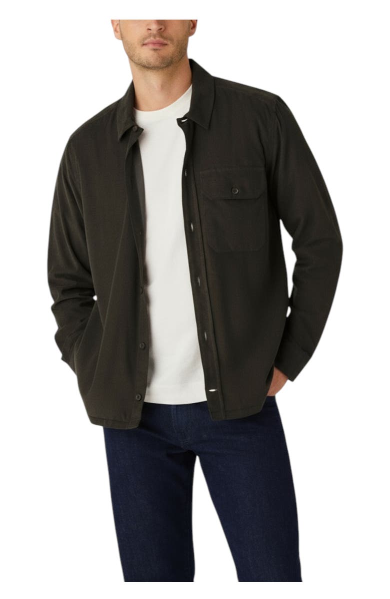 Robert Talbott Burton Pinwale Corduroy Shirt Jacket, Main, color, Olive