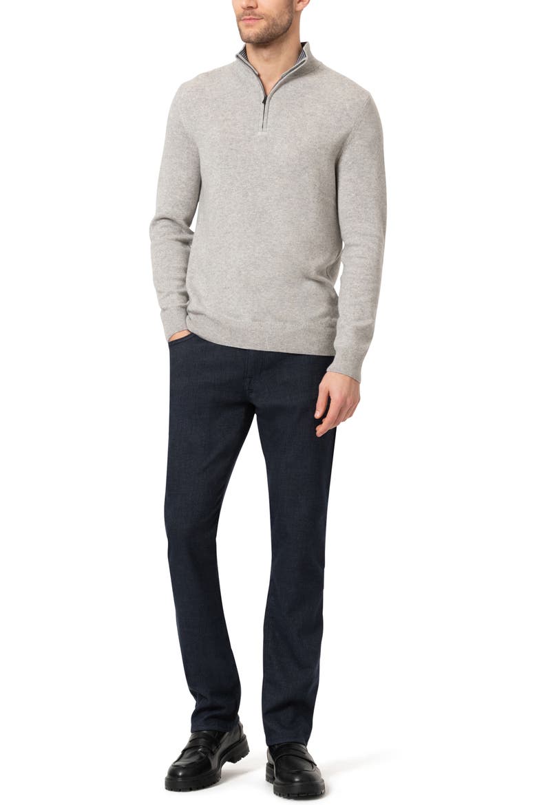 Courage Stretch Twill Straight Leg Pants, Alternate, color, NAVY FANCY