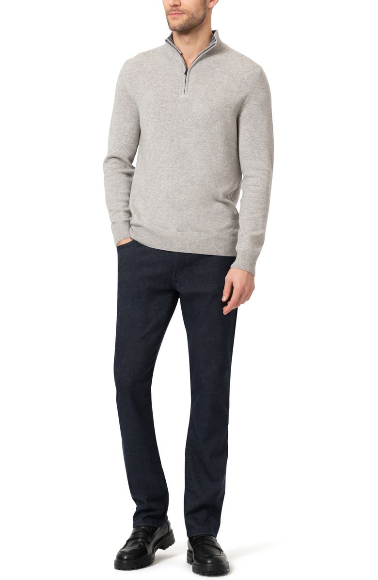 34 Heritage Courage Stretch Twill Straight Leg Pants, Alternate, color, Navy Fancy