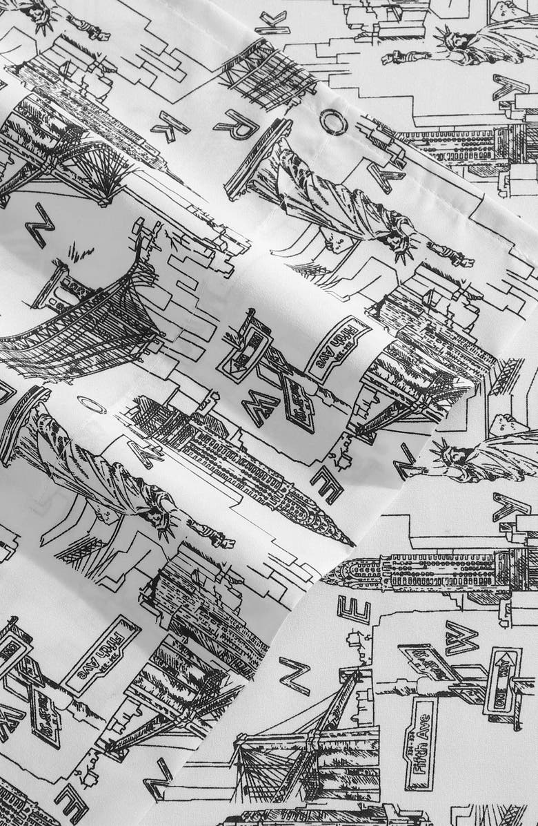 Kenneth Cole New York NYC Landmarks Sheet Set, Alternate, color,