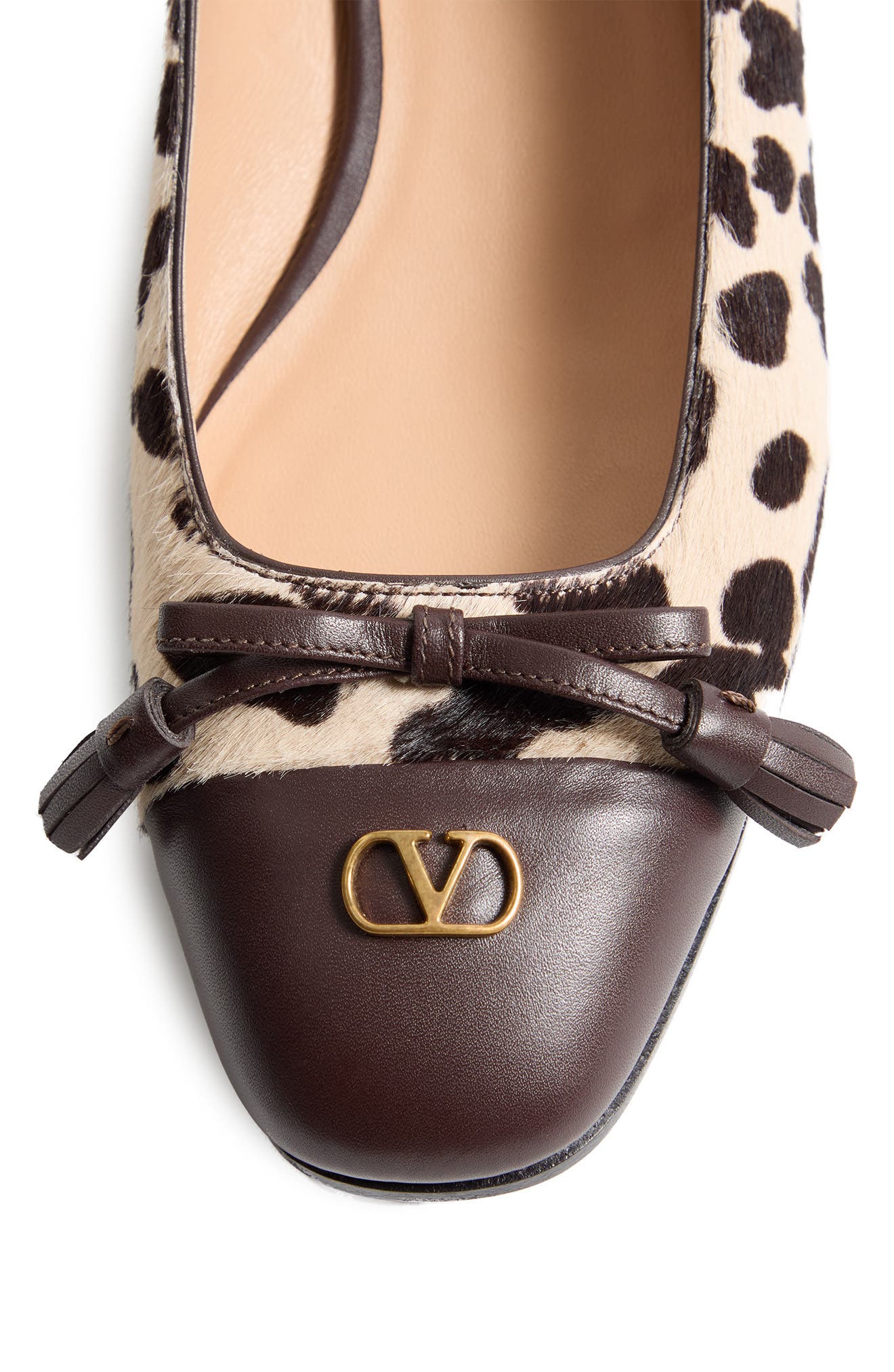 Valentino Garavani Valet du Roi Genuine Calf Hair Ballet Flat, Alternate, color, 