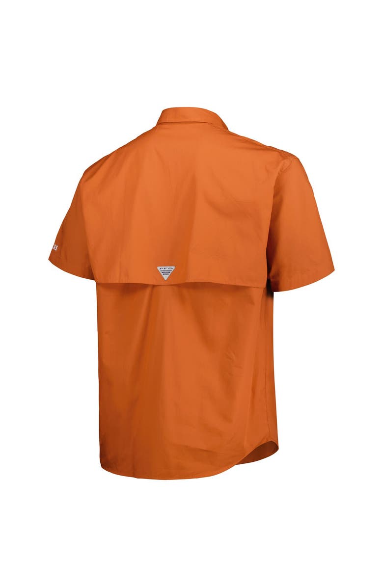 Columbia Men's Columbia Texas Orange Texas Longhorns Big & Tall Bonehead Logo Button-Up Shirt, Alternate, color,