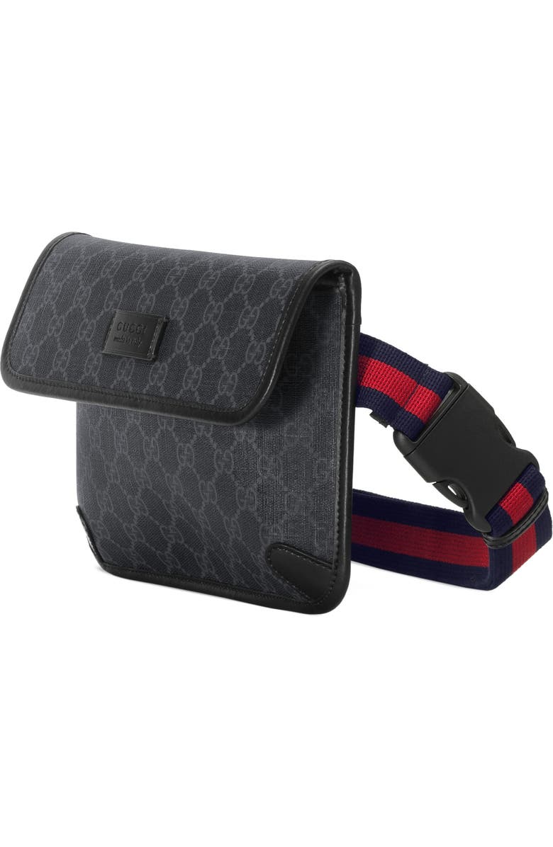 Gucci GG Supreme Belt Bag, Alternate, color,