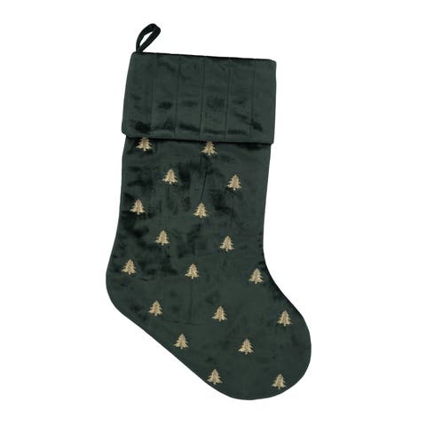 Gold Trees Stocking Collection