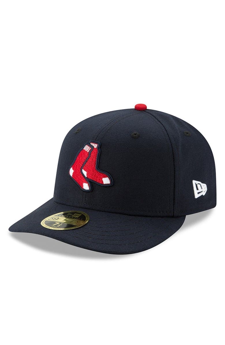 New Era Men's New Era Navy Boston Red Sox Alternate Authentic Collection On-Field Low Profile 59FIFTY Fitted Hat, Alternate, color,