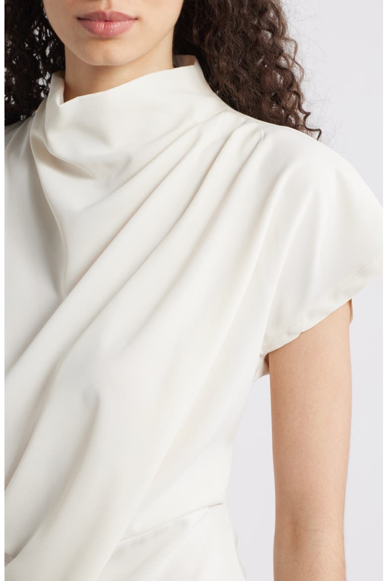 Jade Asymmetric Drape Top, Alternate, color, IVORY