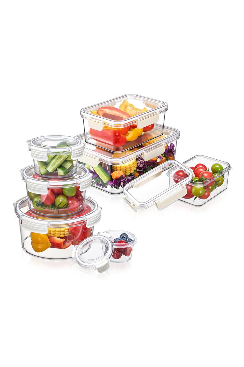 7-Piece Food Storage Container Set, Alternate, color, NO COLOR