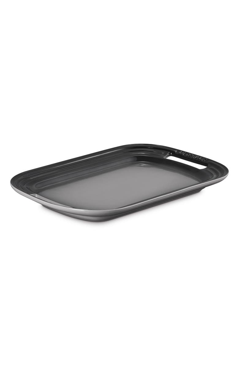 Le Creuset Stoneware Serving Platter, Alternate, color, Oyster