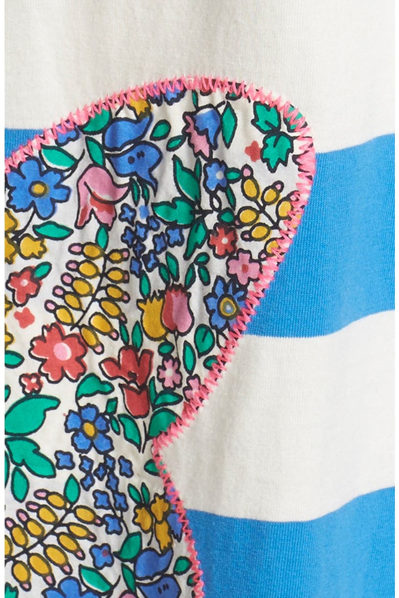 'Holiday' Appliqué Strappy Sundress, Alternate, color, POLKA BLUE BUTTERFLY