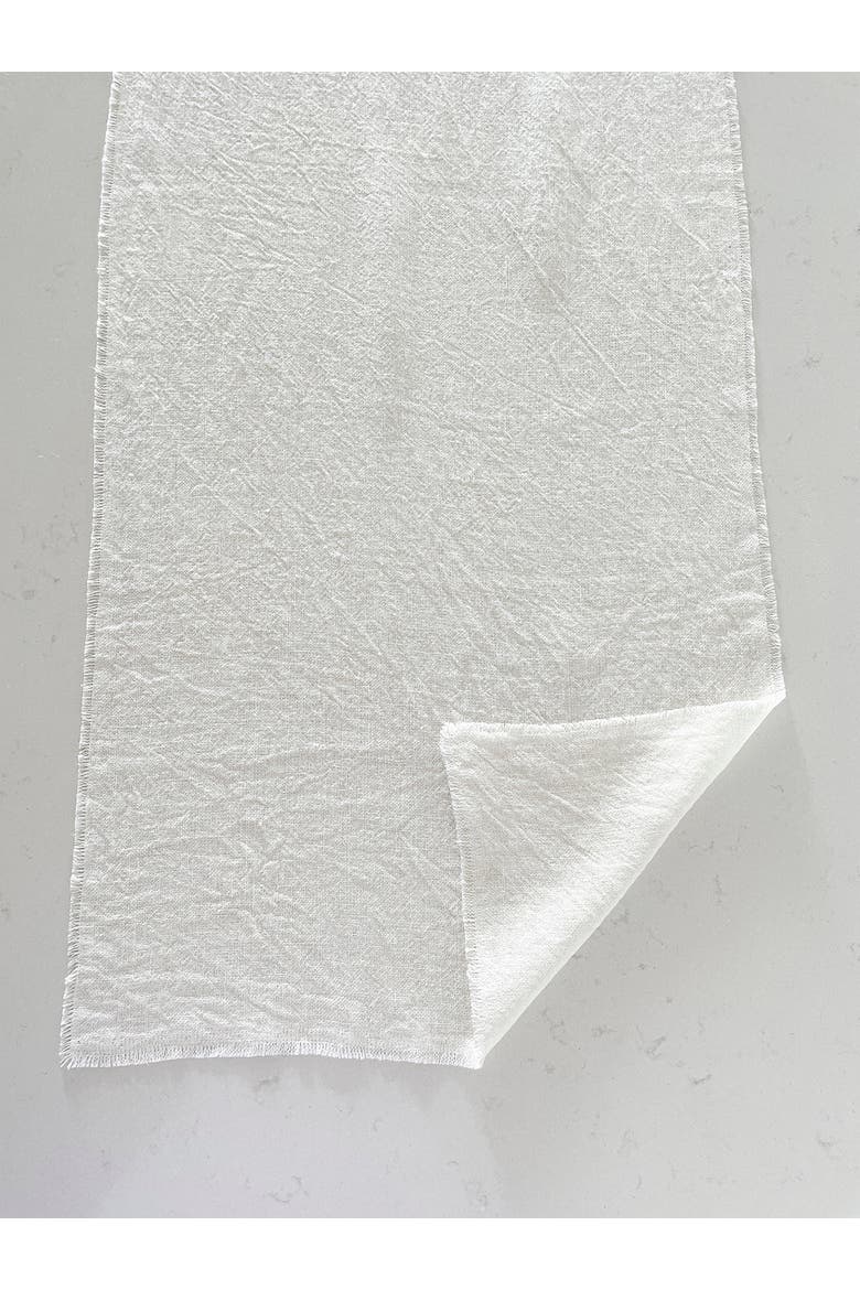 So Soft Linen Table Runner, Alternate, color, Navy Blue