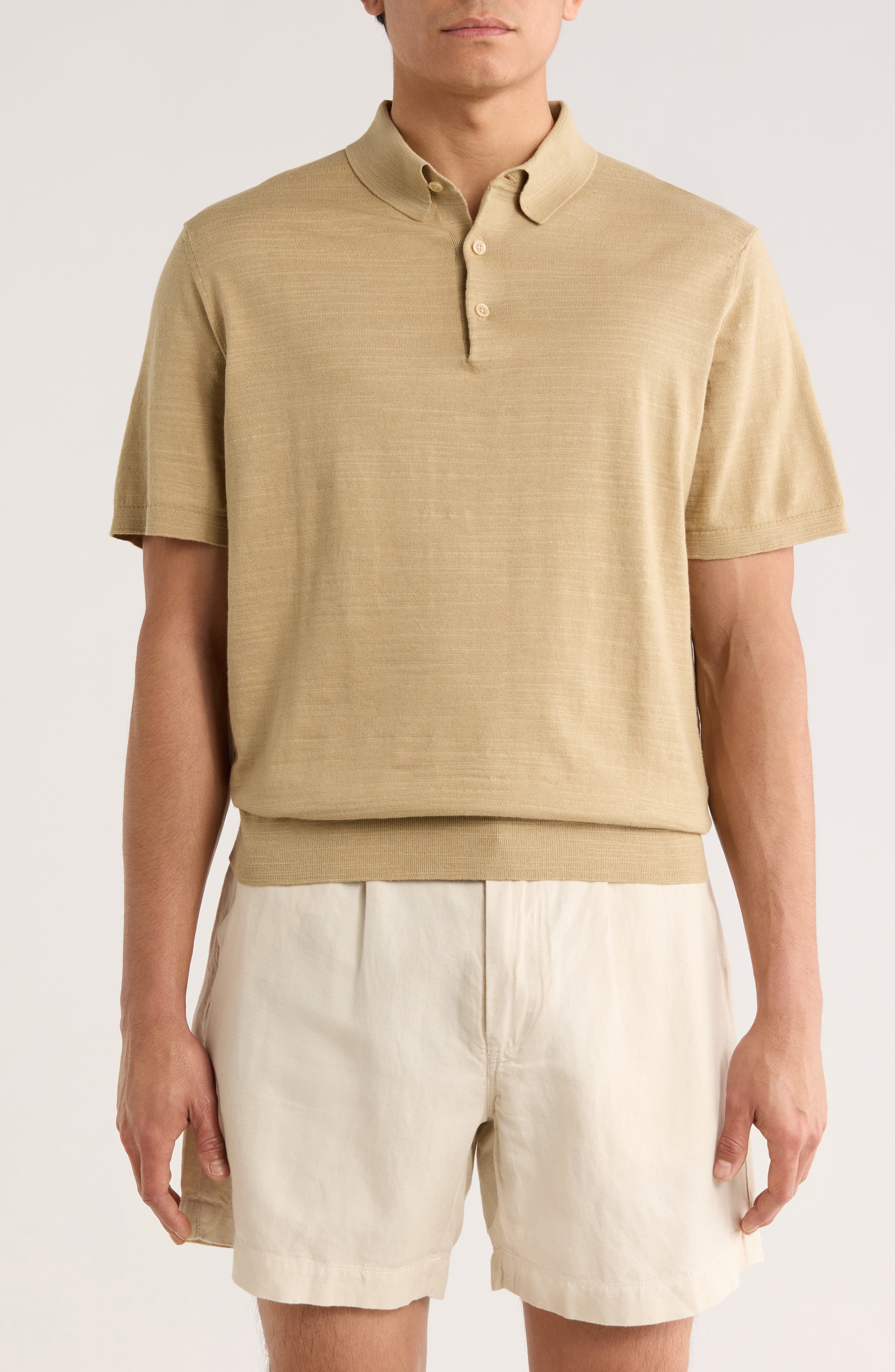 BUCK MASON Avalon Knit Cotton Polo