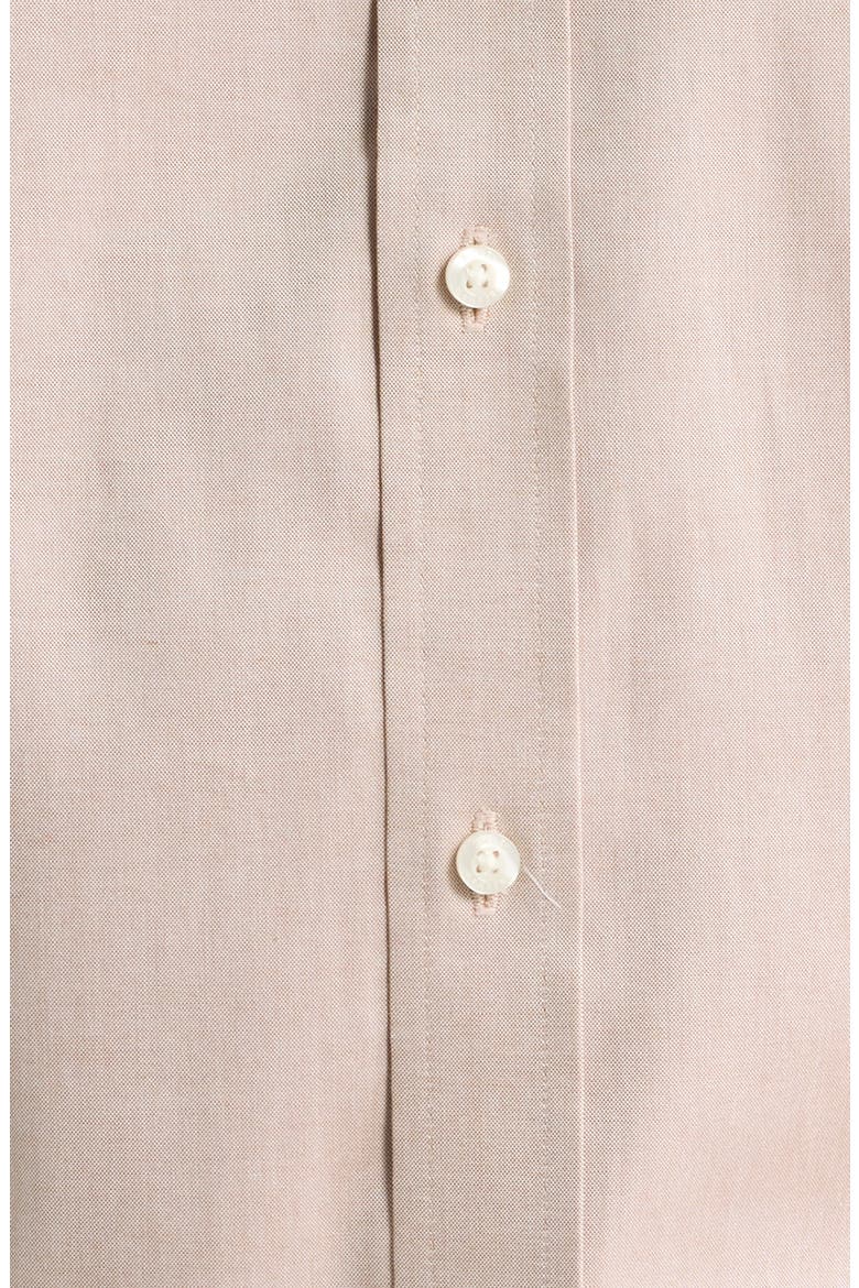 Modern Fit Spread Collar Solid Dress Shirt, Alternate, color, CHESTNUT