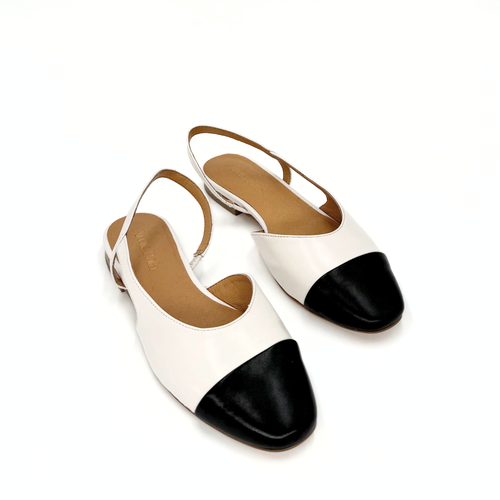 Amie Rafa Lyon Slingback Flat In Animal Print
