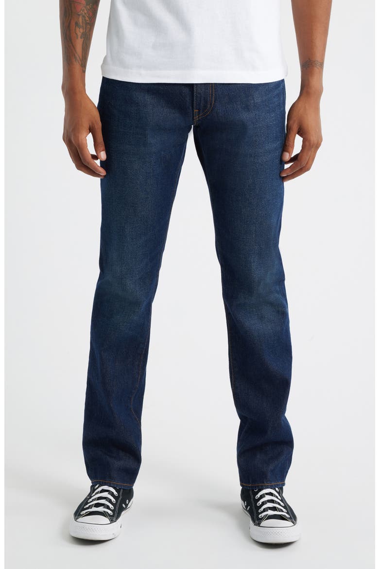 511™ Slim Fit Jeans, Main, color, SNEAKER WAVE SELVEDGE
