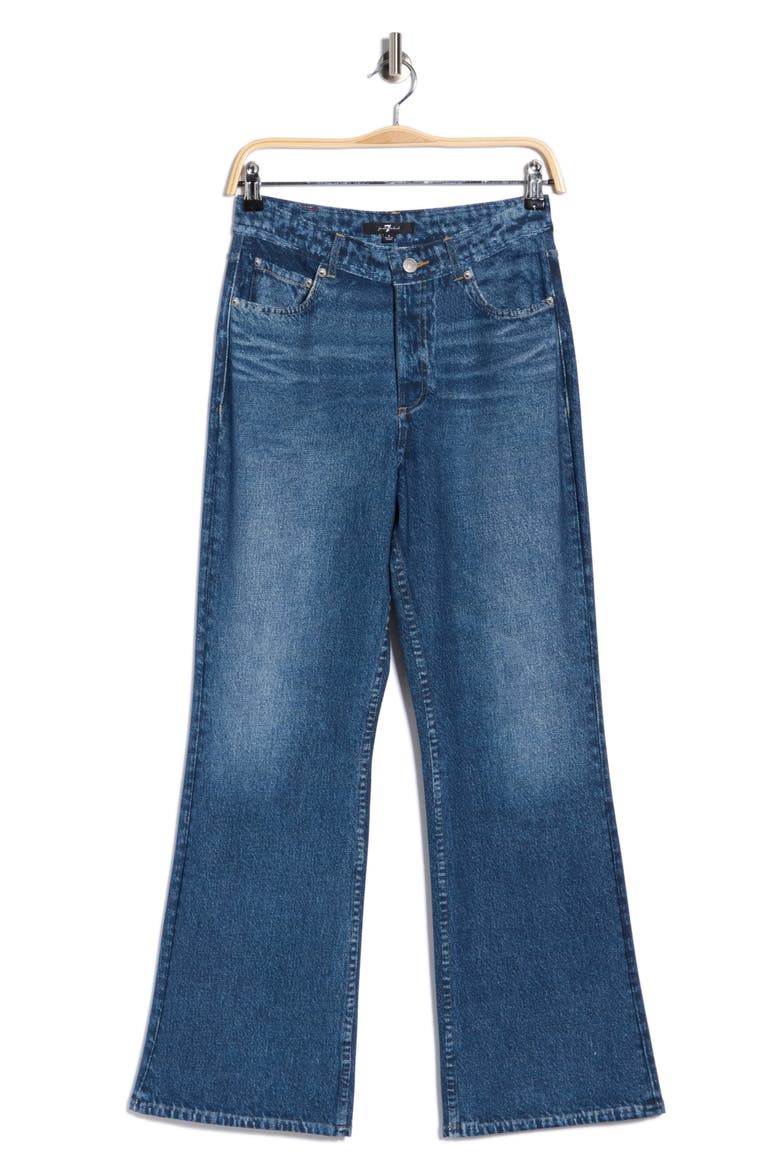 High Waist Flare Leg Jeans, Alternate, color, MELROSE WASH
