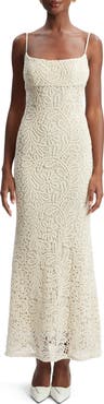 Bardot Adoni Fan Lace Slipdress