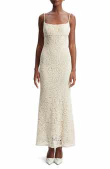 Adoni Fan Lace Slipdress
