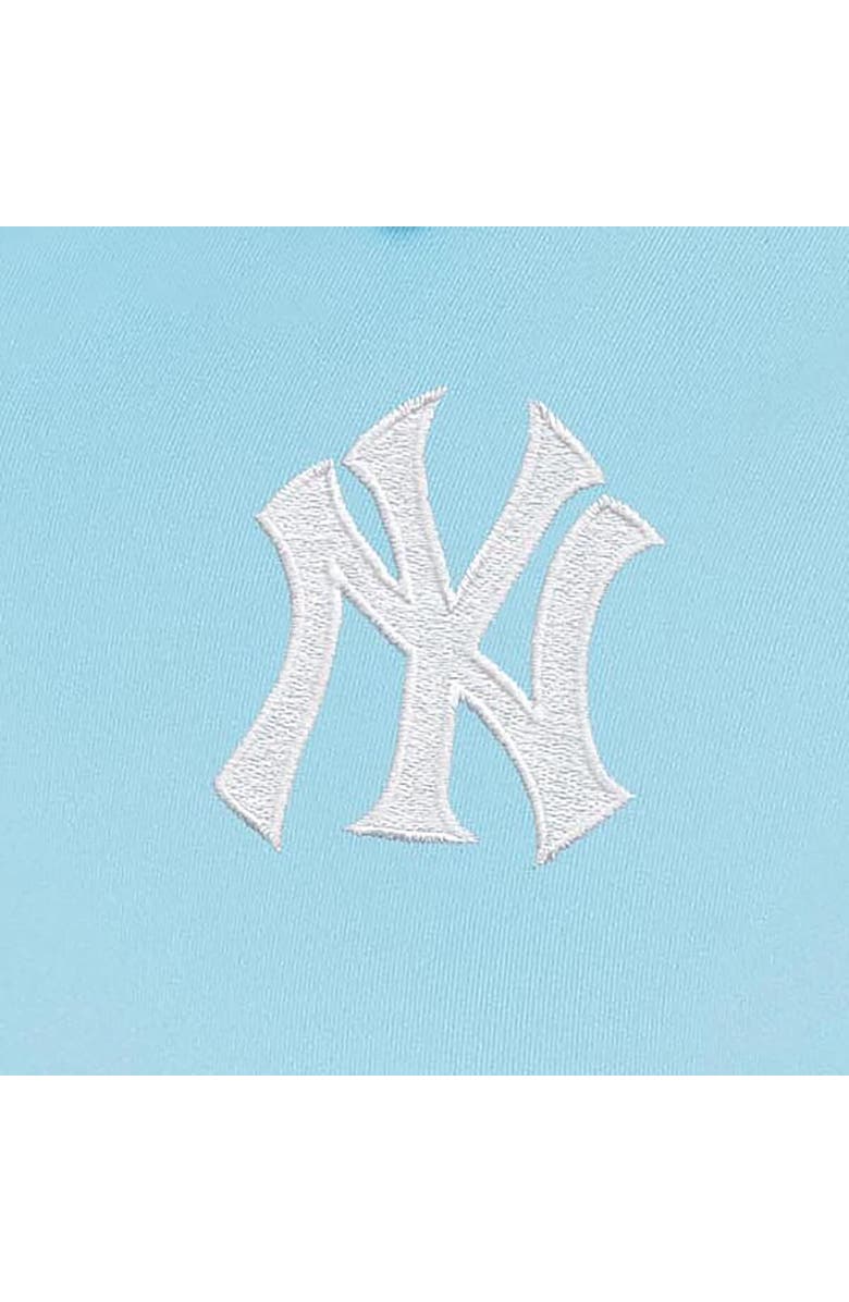ANTIGUA Women's Antigua  Powder Blue New York Yankees Recap Sleeveless Polo, Alternate, color, Powder Blue