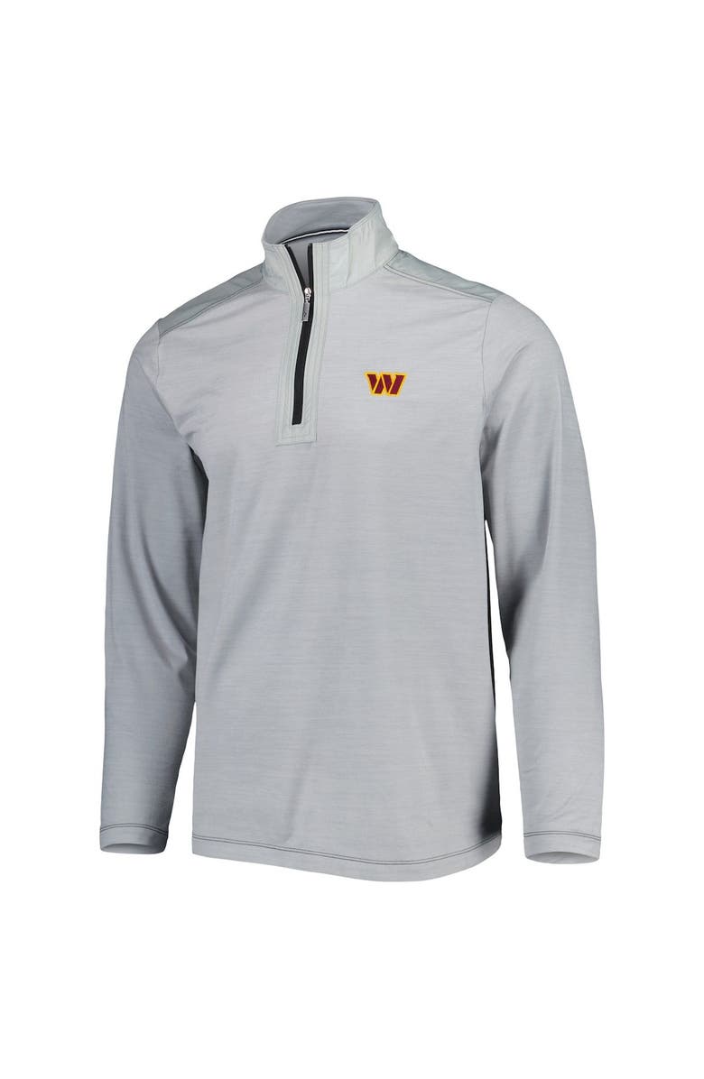 Tommy Bahama Men's Tommy Bahama Gray Washington Commanders On Deck IslandZone Half-Zip Jacket, Alternate, color, 