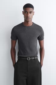 COS Slim Ribbed Cotton T-Shirt