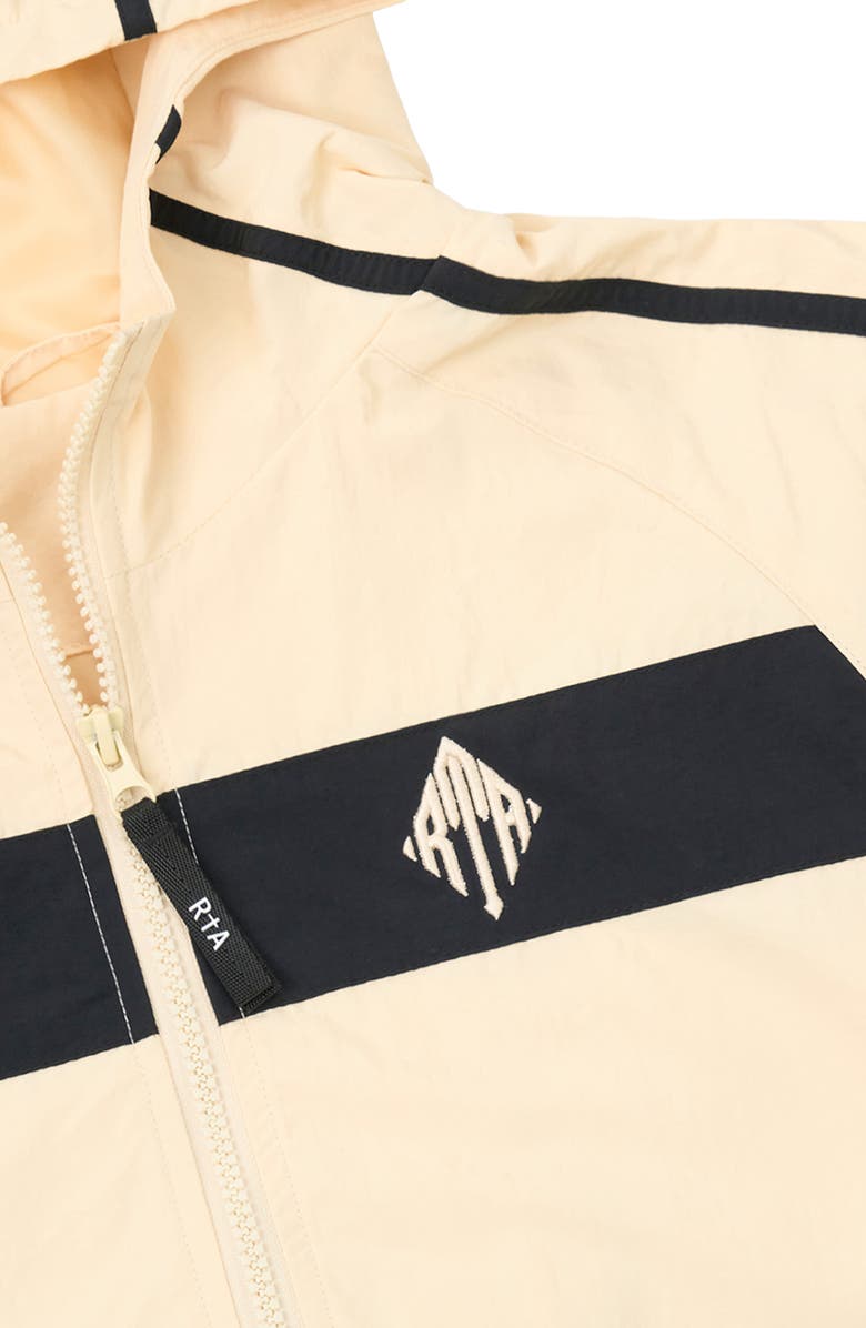 RtA Kids' Luca Hooded Windbreaker Jacket, Alternate, color, Raw Sand