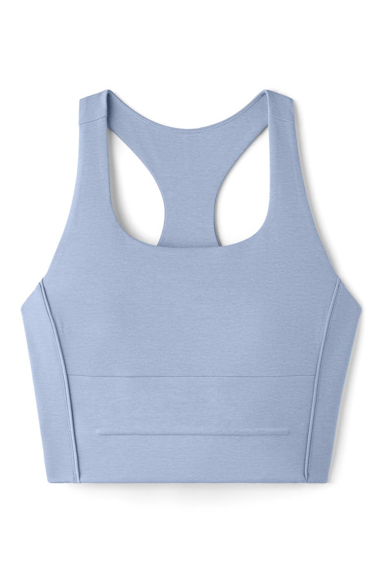Revive Longline Bra, Alternate, color, FOREVER BLUE HE