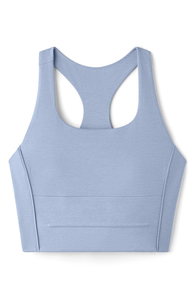 Rhone Revive Longline Bra, Alternate, color, Forever Blue Heather