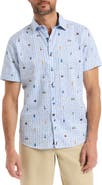 Robert Graham Brew & Chew Short Sleeve Button-Up Shirt